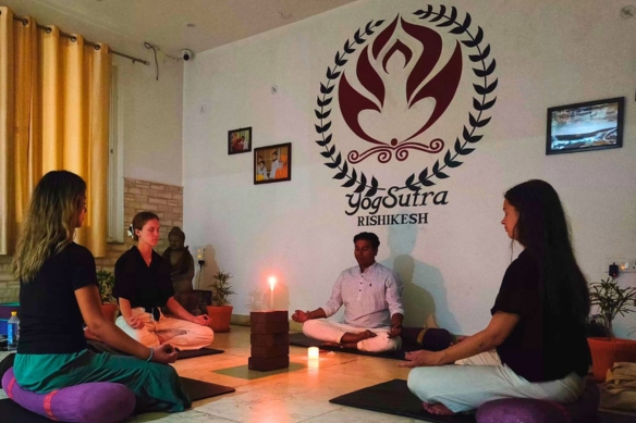 Yoga Hall and Rooms at Yog Sutra Rishikesh